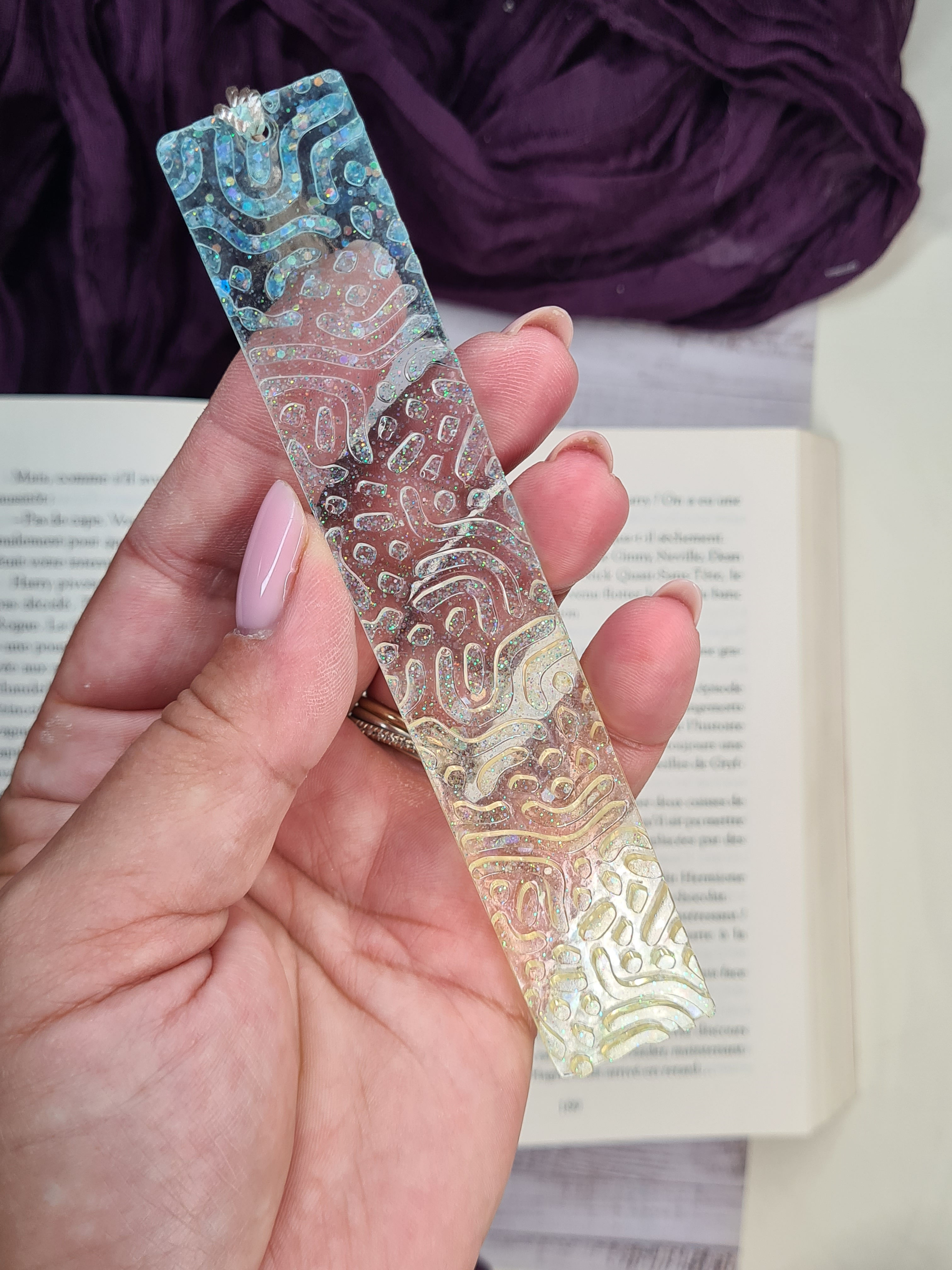 Marque-pages modèle "serpentins" grande taille