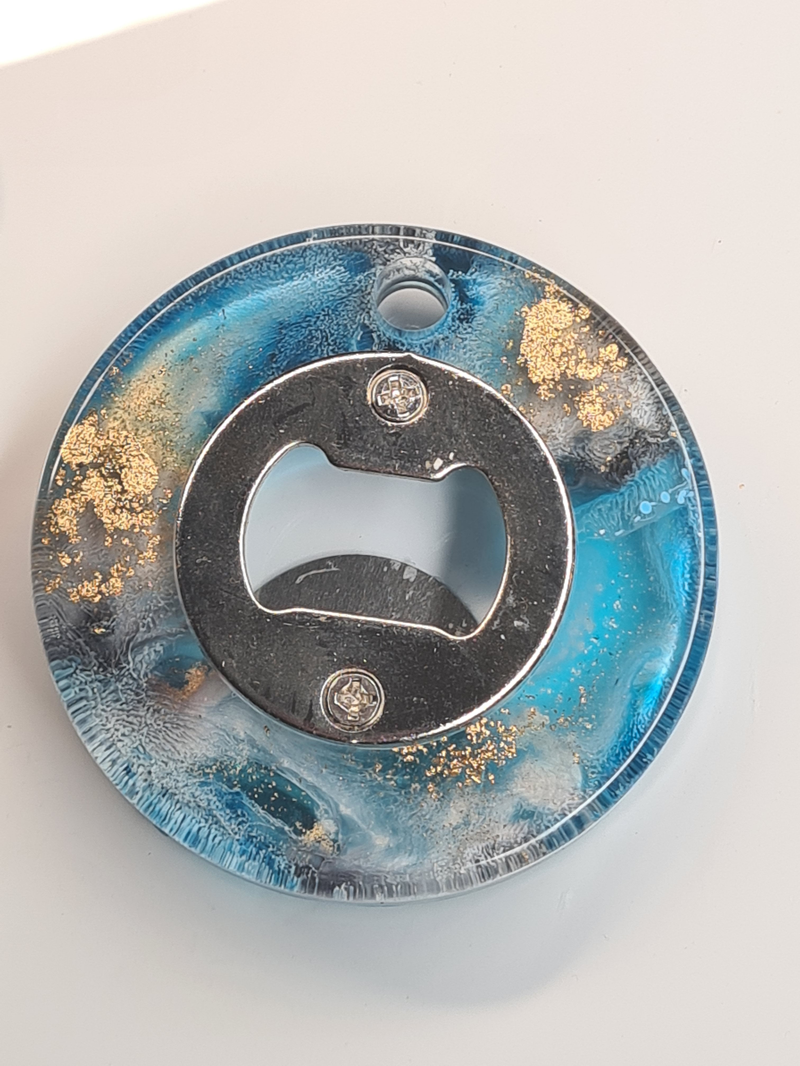 Décapsuleur rond aimanté