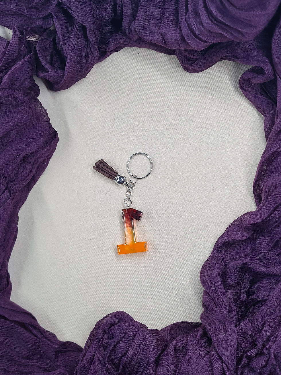 Miniature : Porte clés chiffre 1 modèle "Pyramide"