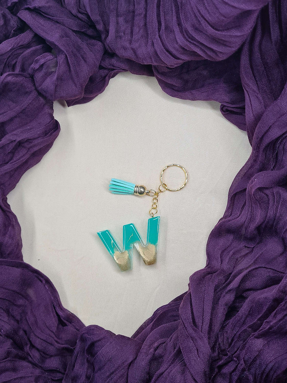 Miniature : Porte clés lettre W modèle "Anglais"