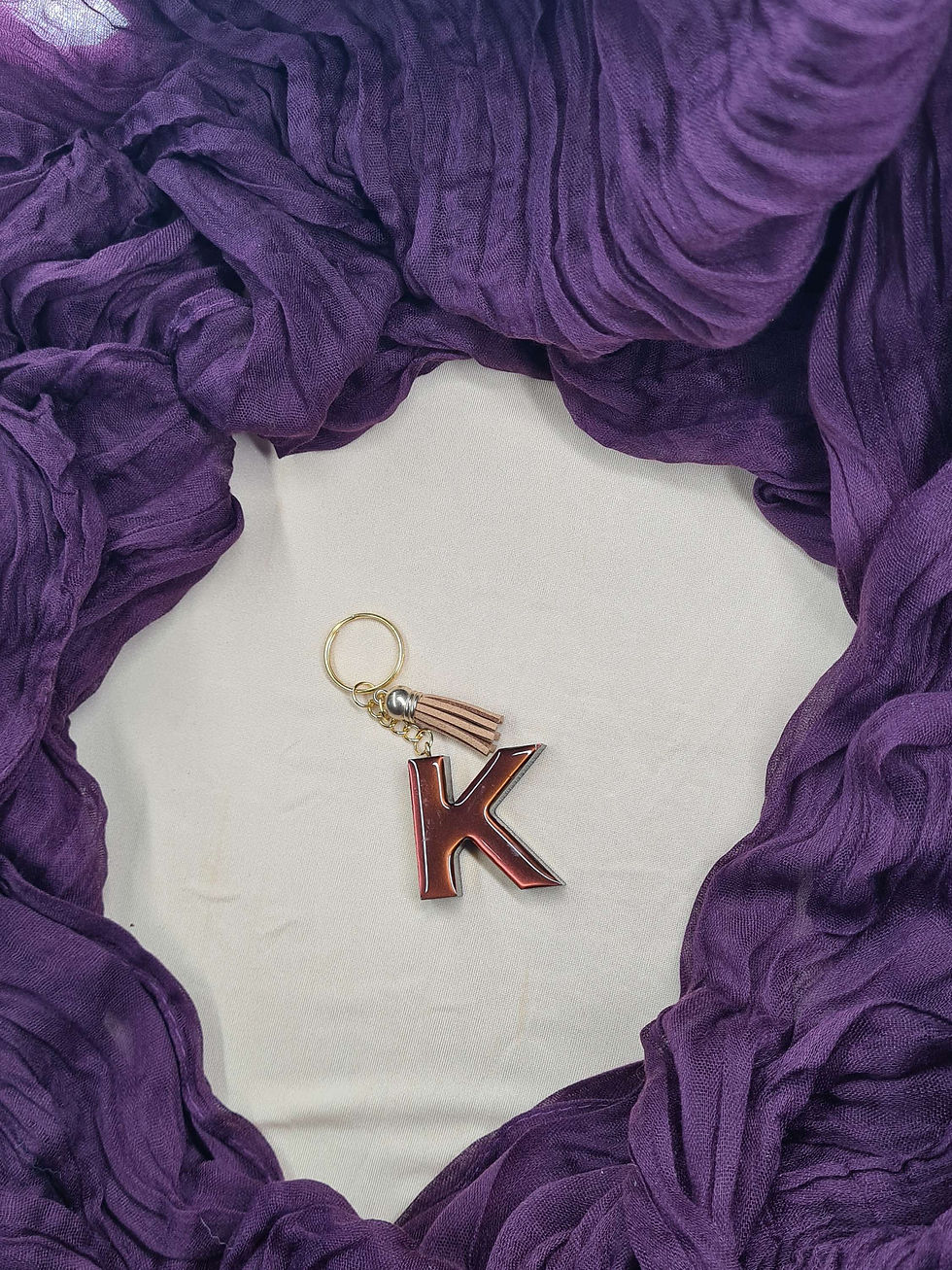 Miniature : Porte clés lettre K modèle "Anglais"