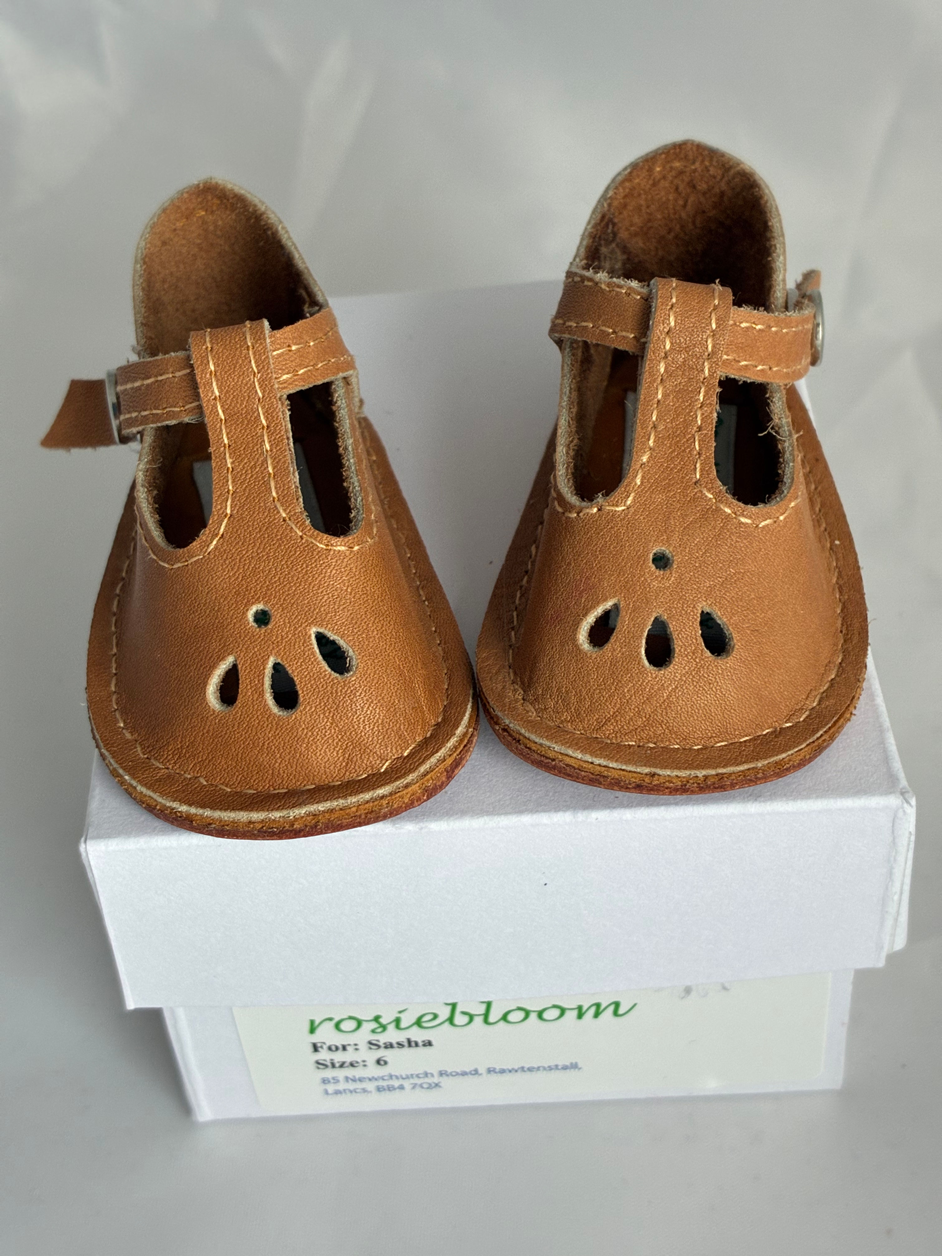 Traditional Tan sandals for Sasha