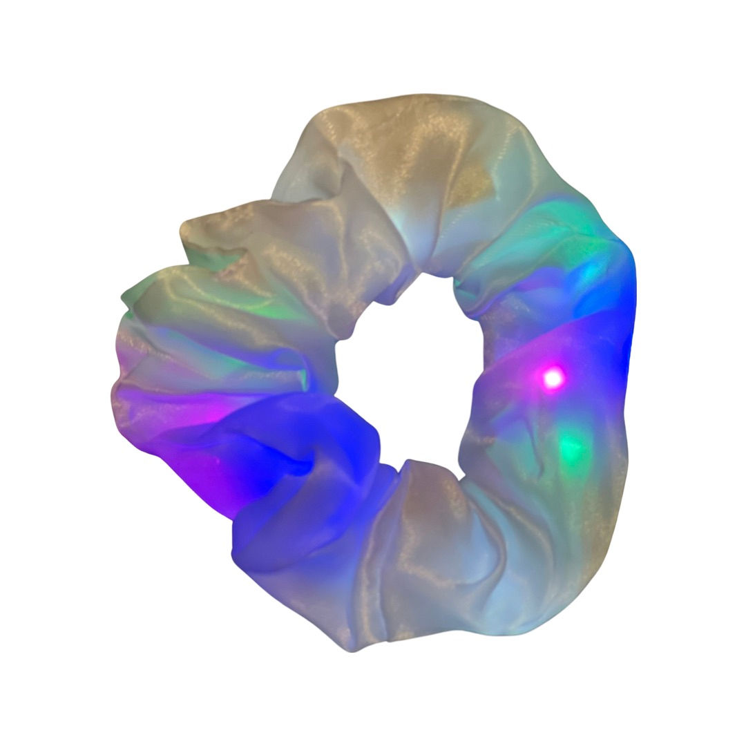 Light Up Scrunchies-White