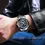 Thumbnail: Silver Blue Stainless Steel Chronograph Watch