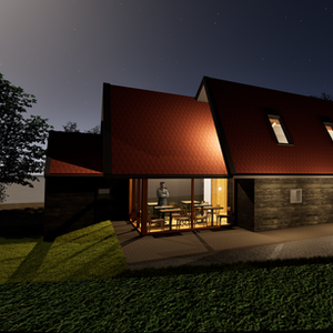 Uitbreiding restaurant in Hooglanderveen