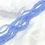 Thumbnail: Facet glaskralen sky blue 2,9x2mm streng (145 stuks)