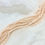 Thumbnail: Facet glaskralen light peach 2,9x2mm streng (145 stuks)