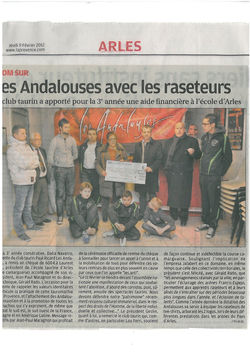 Les Andalouses avec les raseteurs