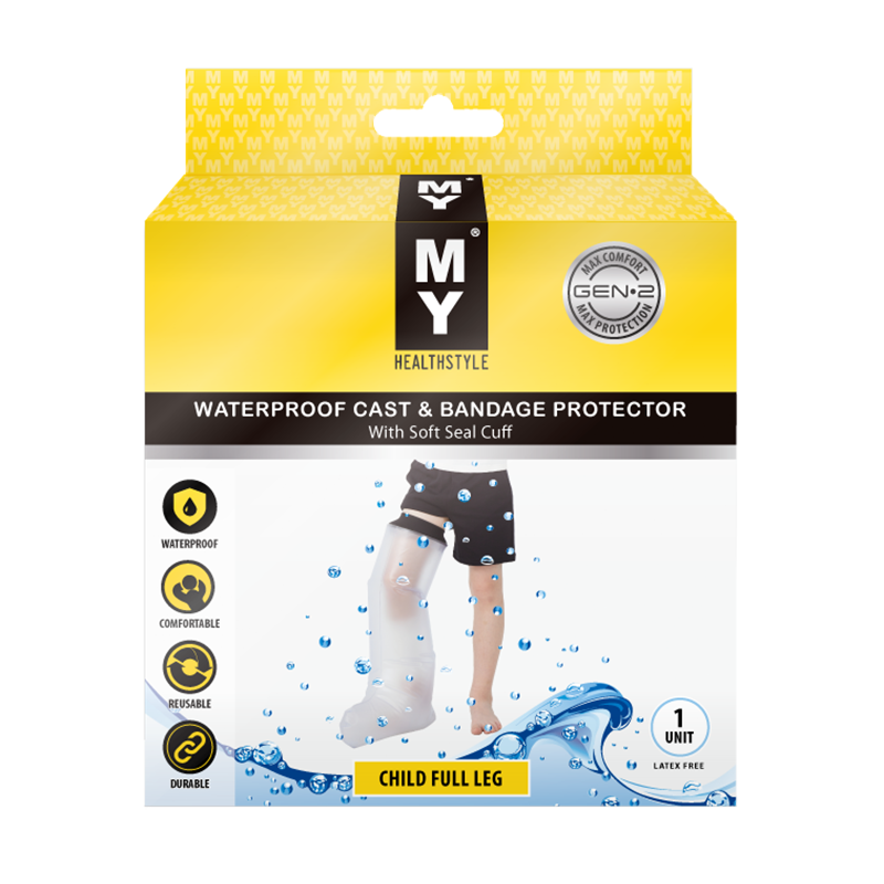 MY Waterproof Cast & Bandage Protector - Child Full Leg