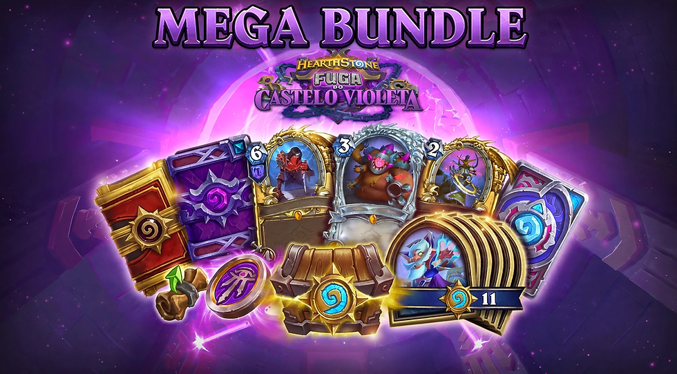 Review: Hearthstone: Mega Bundle de Fuga do Castelo Violeta