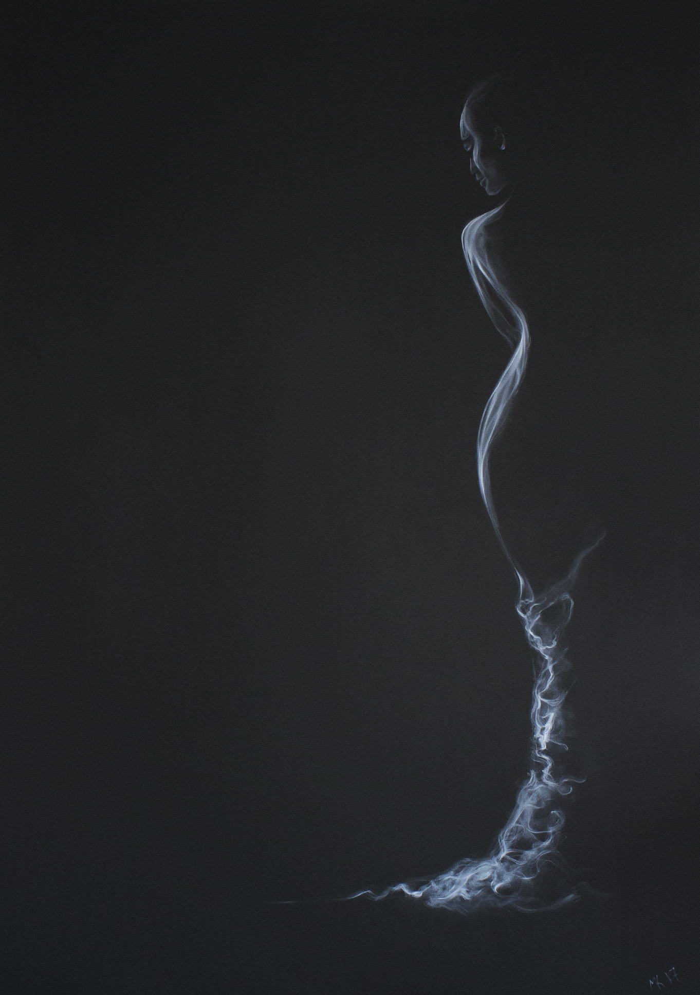 Mysterious Lady in smoke- Mher Khach