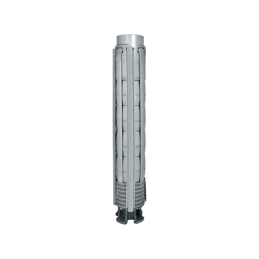 Máy bơm chìm 6”, 7”, 8” và 10” dùng cho giếng, được làm hoàn toàn bằng AISI 304 (AISI 316 theo yêu cầu) và có khả năng chống ăn mòn cực cao