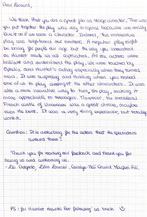 Médiation culturelle - Lettre de scolaires à propos de Helsingor château d'Hamlet