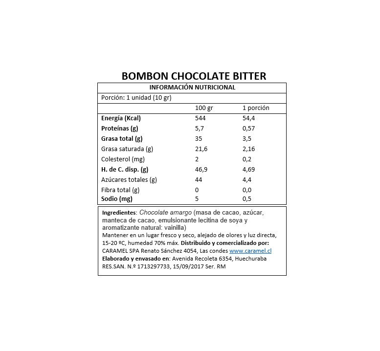 Miniatura: Bombones de Chocolate Sólido  50 gr