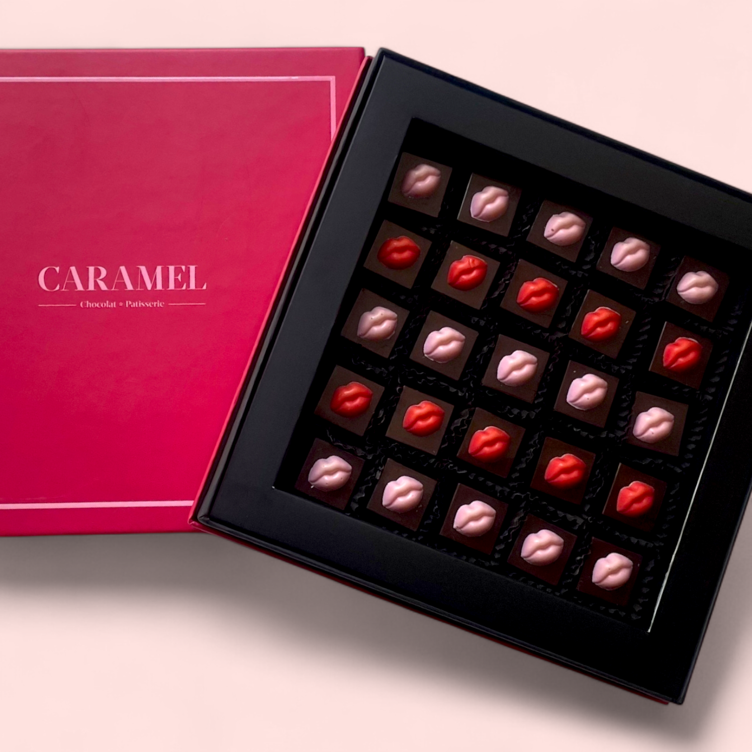 Caja 25 bombones rellenos 💋