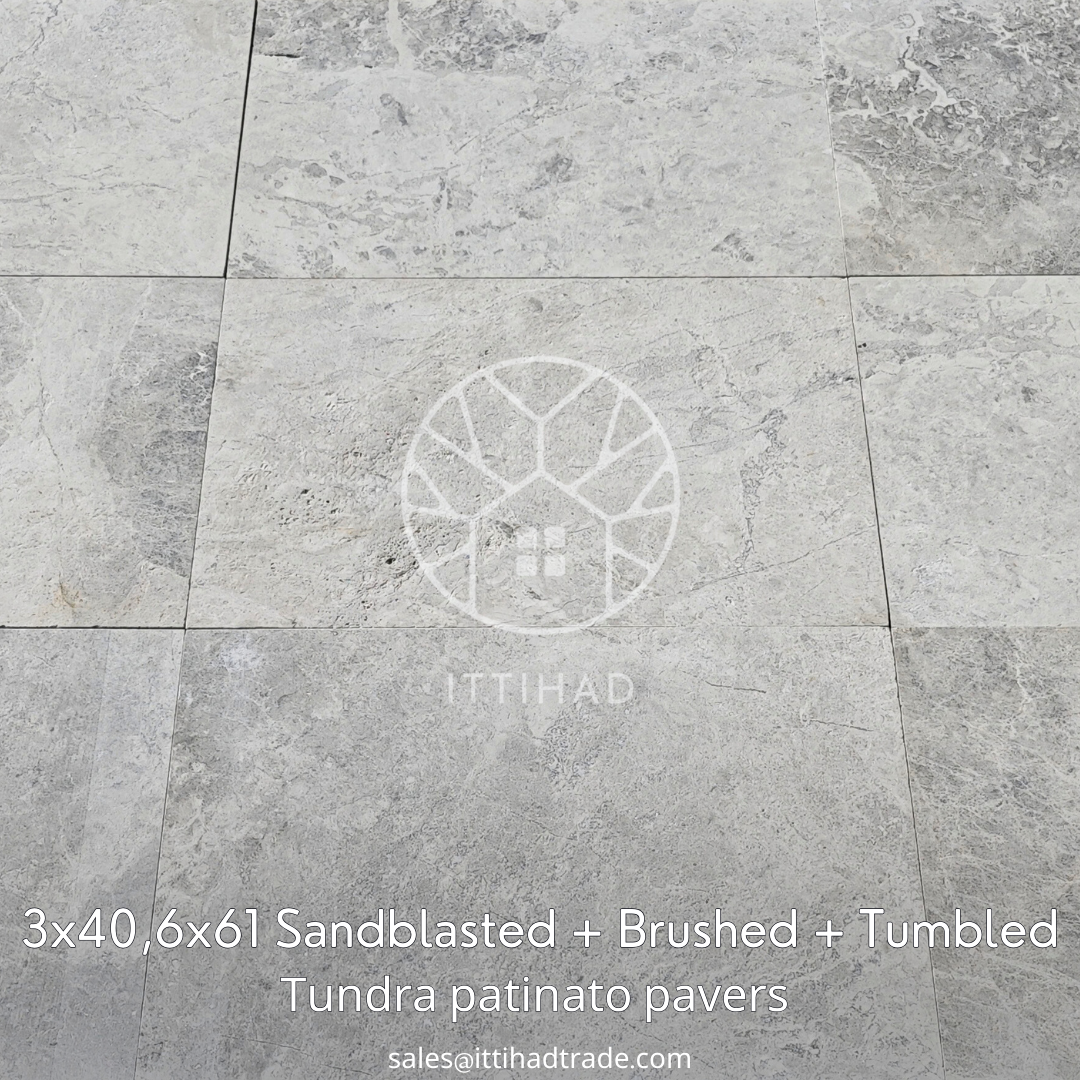 Tundra Gray Sand Blasted + Brushed + Tumbled 