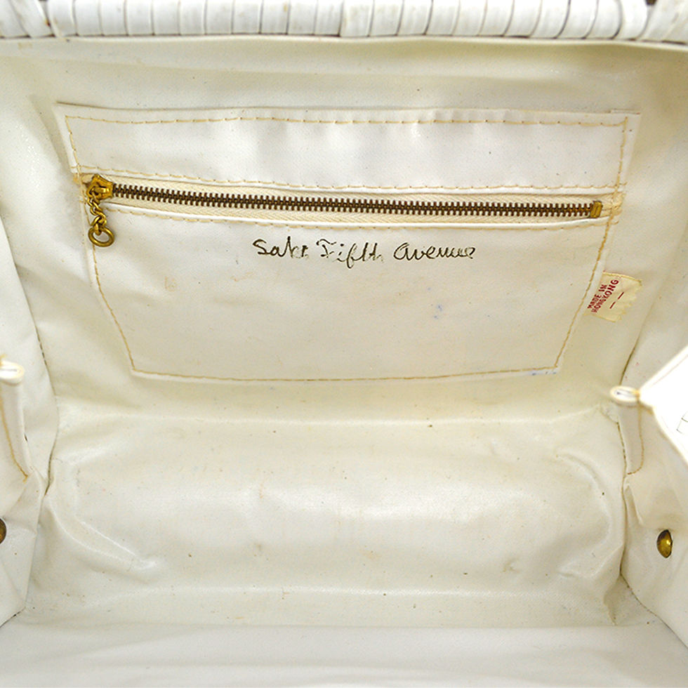 Thumbnail: Saks Fifth Avenue Apple Tree Basket Bag #176-15