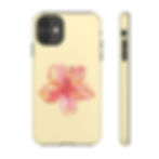 Tough Cases Floral Phone Case, Tech Accessory, Tropical Aesthetic, Summer Vibe