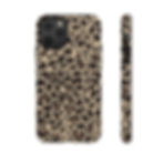 Leopard Print Phone Case, Tough Cases for Protection, Stylish Tech