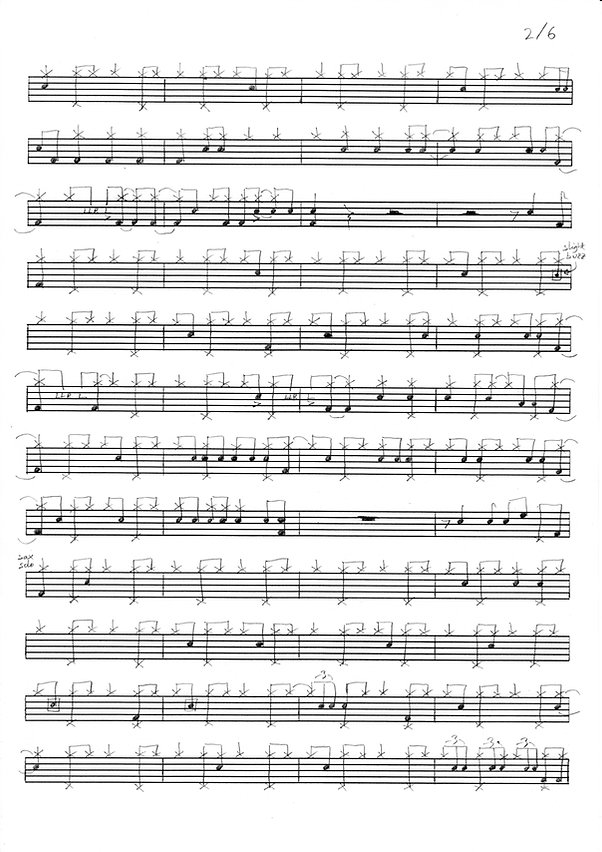 Caroline Scott Buddy Rich Transcription Love for Sale