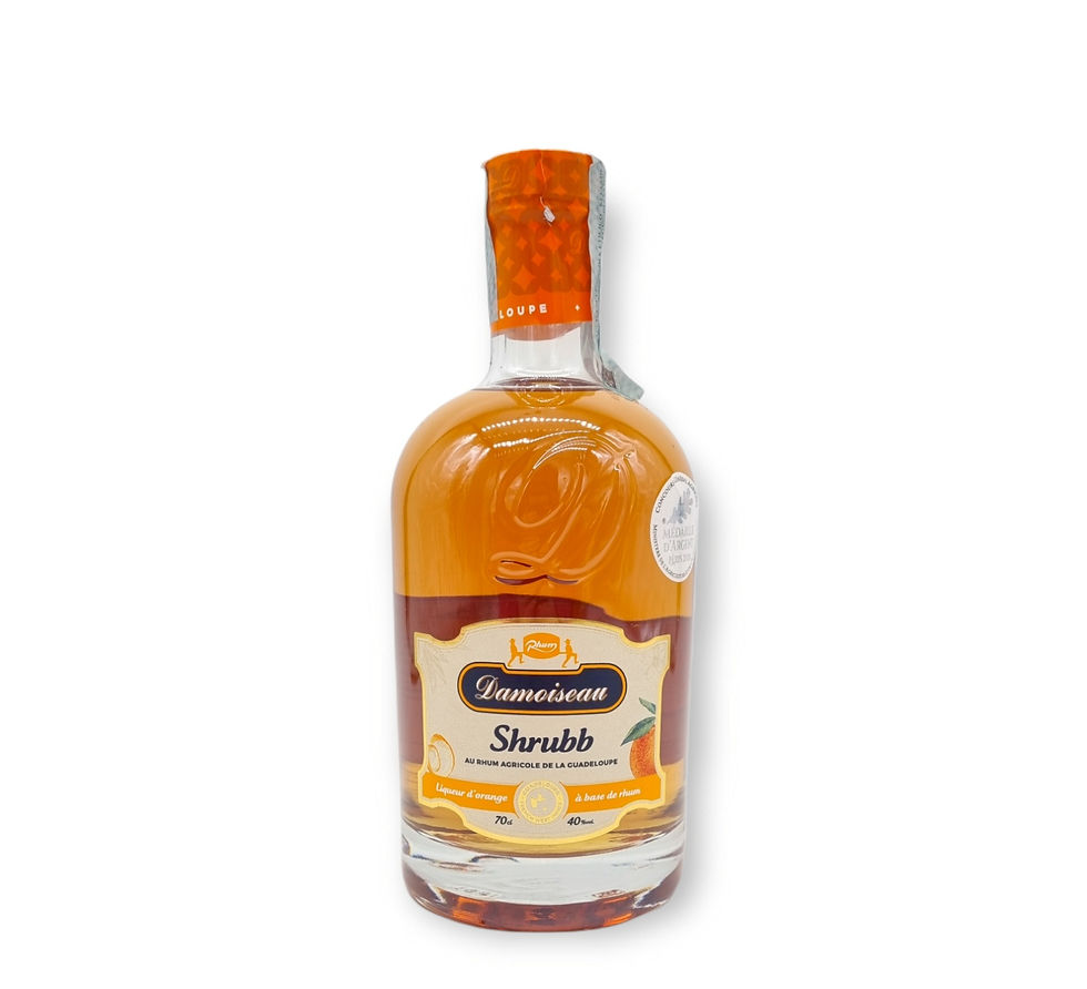 Damoiseau Rhum Shrubb agricole de la Guadalupe