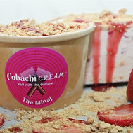 Cobachi C.R.E.A.M. creamy strawberry crunch ice cream cups, THE MINAJ.