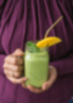 Avocado and mango smoothie
