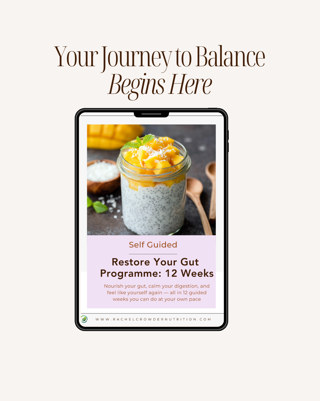 The Restore Your Gut 12-Week Self-Guided Programme