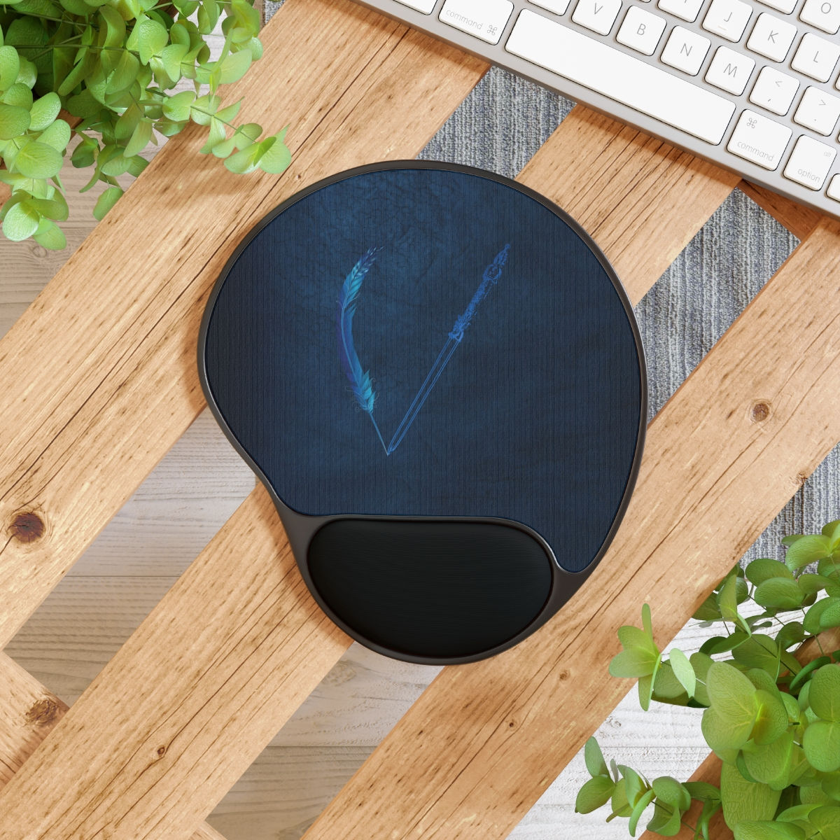 Write and Fight V Mouse Pad With Wrist Rest