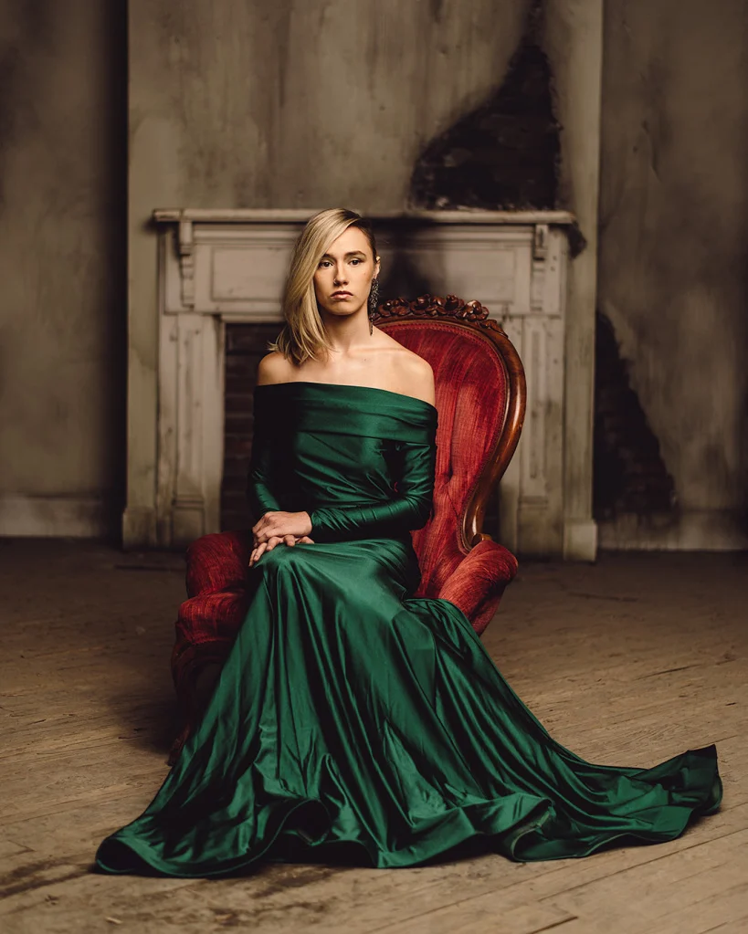 Behind the scenes Portraits The West Parlor Photo Shoot