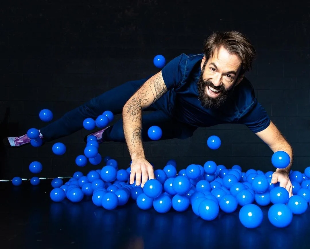 Fun Shoot With Balls Paul c. Buff Link 800 Flash light