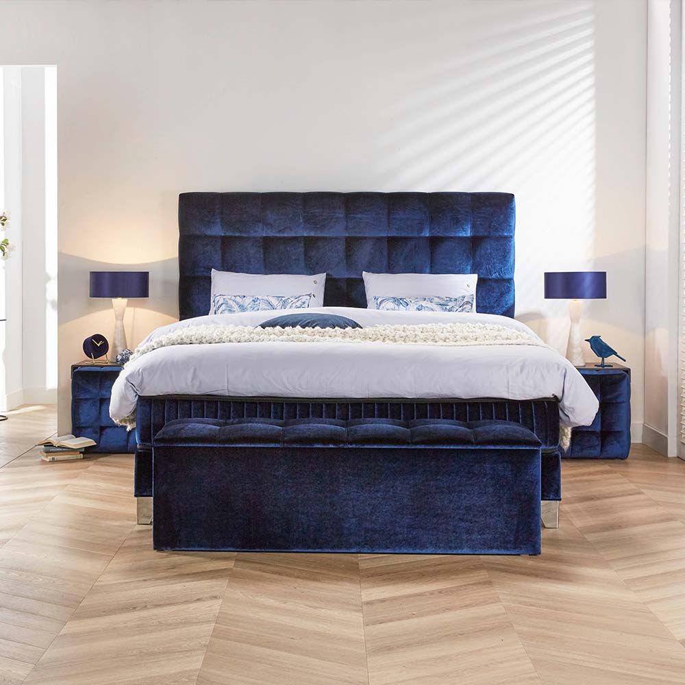 Serta Boxspring Pandora Grande Luxury Serie Slaapkamer Blauw