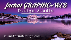 Business Card Farhat Design Front