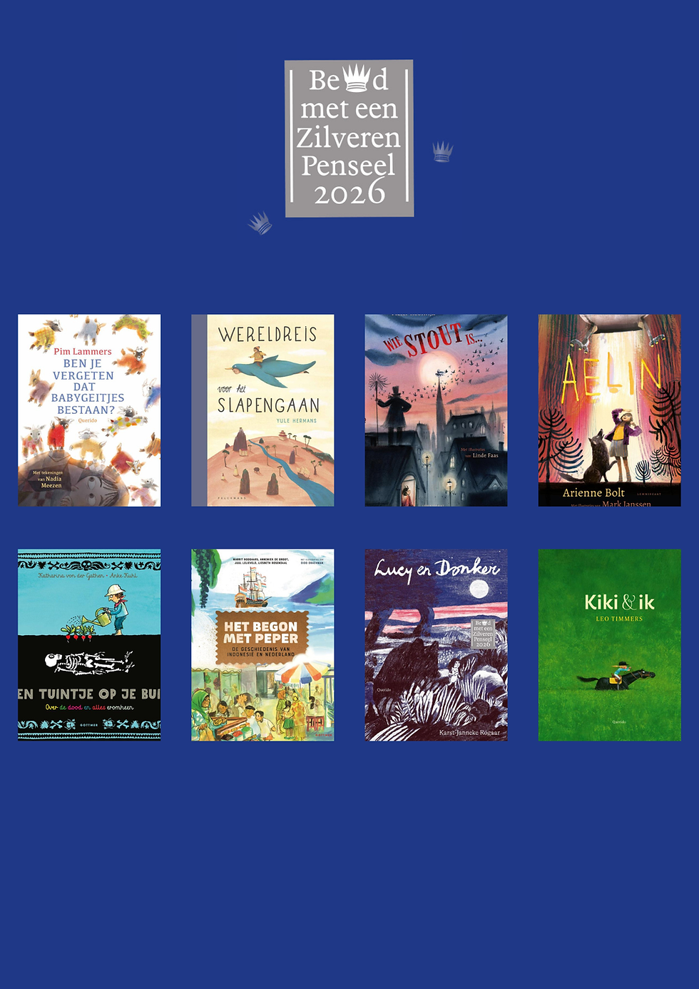 zilveren penseel 2026 boekenpakket illustraties