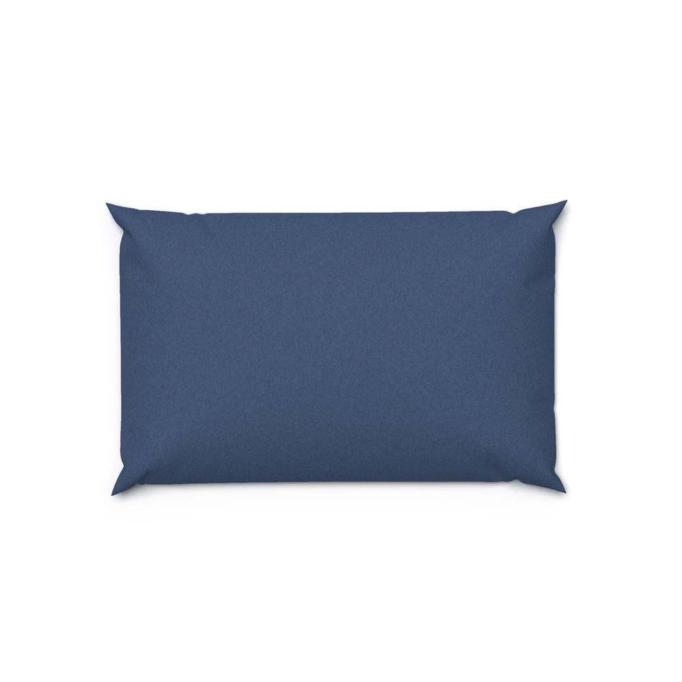 Bettwaesche Lotus Flanell Kissen uni nachtblau-65x100 (1)