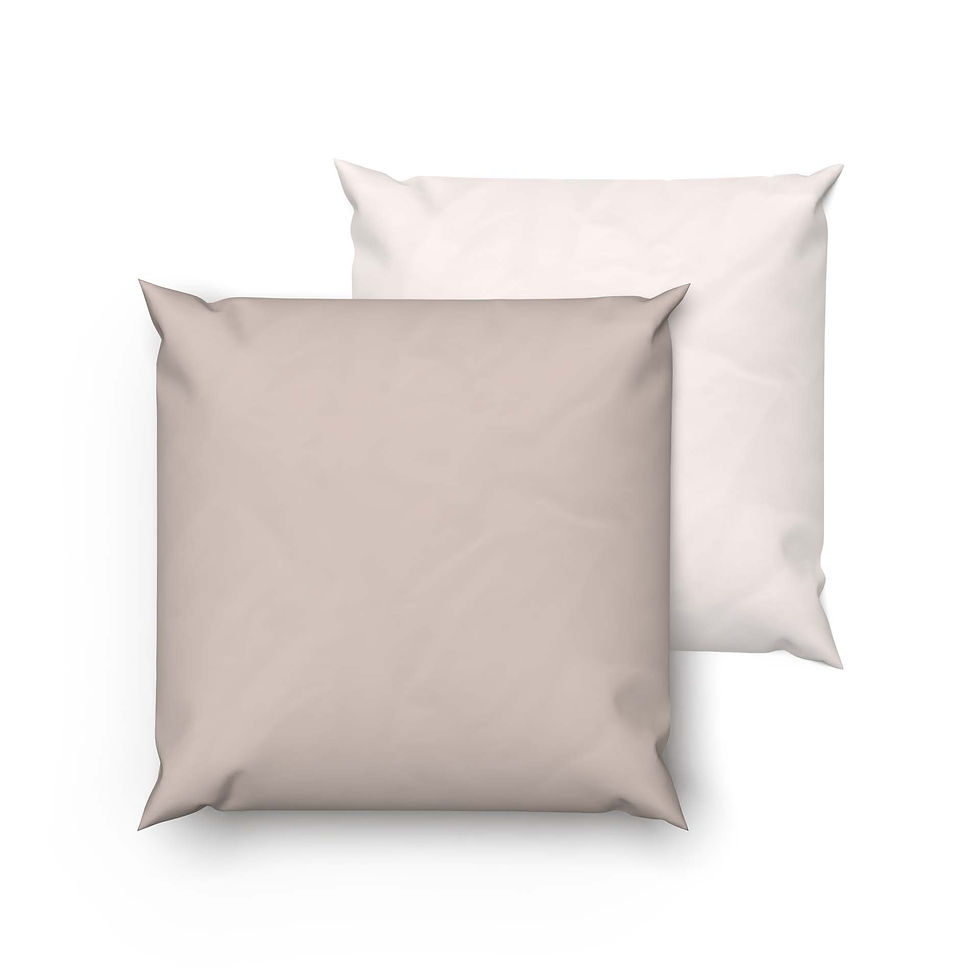 Bambus uni Doubleface creme 65x65cn