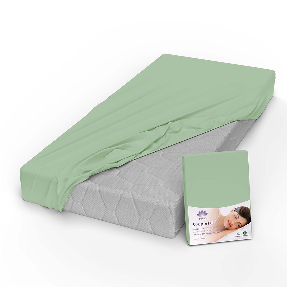 Jersey Fixleintuch Lotus Souplesse – atmungsaktiv, farbecht und elastisch