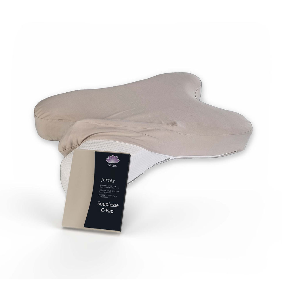 Lotus Souplesse Kissenbezug C-Pap 92 sand mit Verpackung