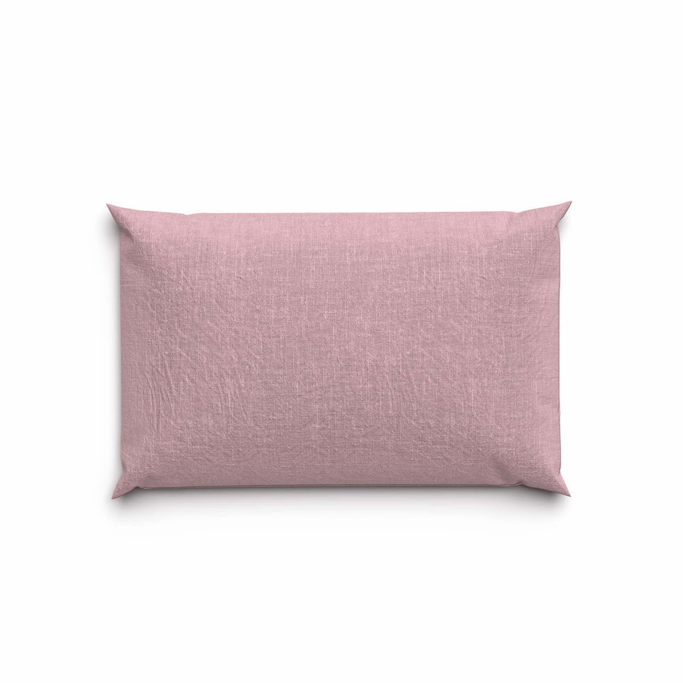 Bettwaesche Lotus leinen Kissen mauve-65x100 (1)