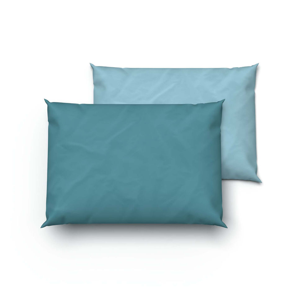 Bambus uni Doubleface aqua 50x70cm