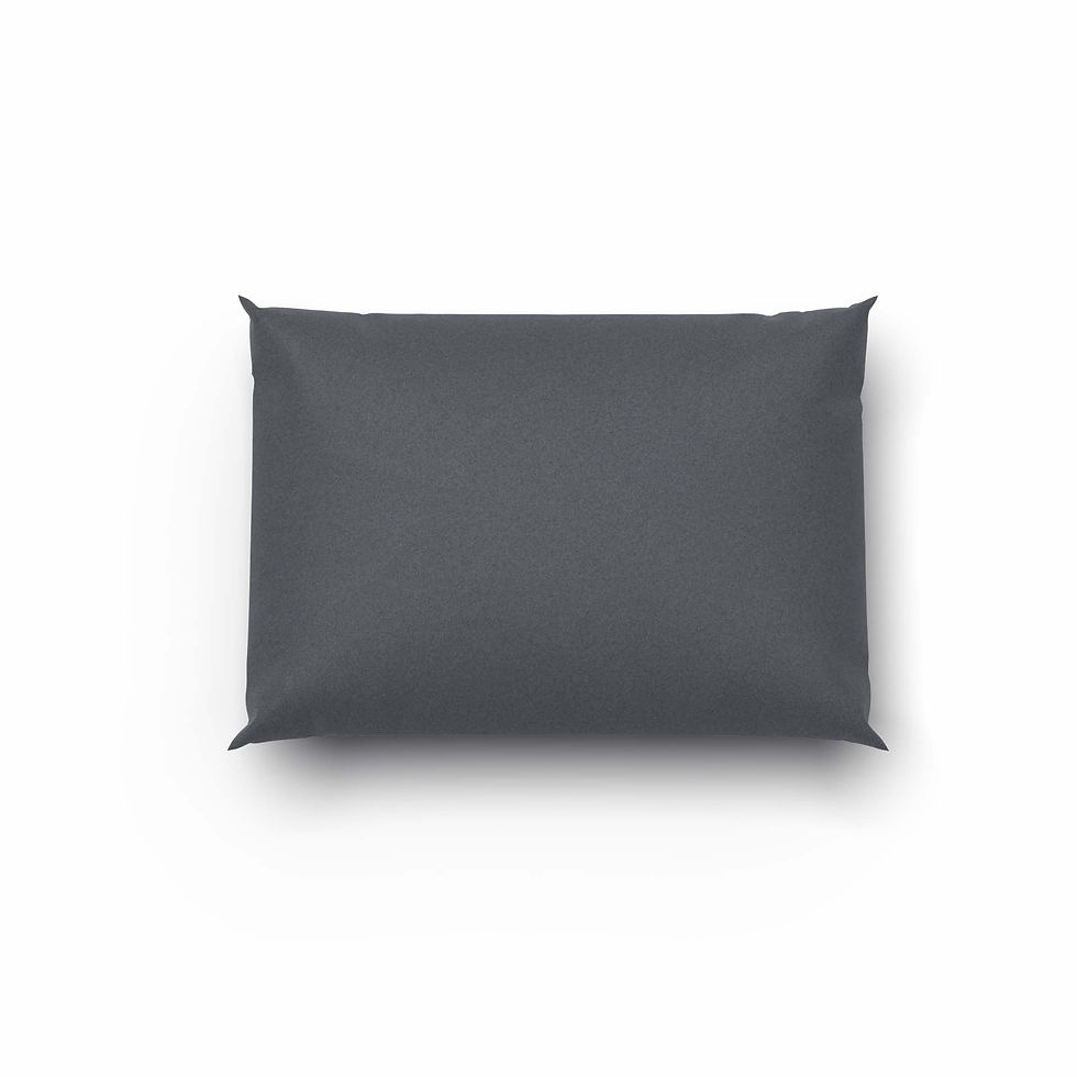 Bettwaesche Lotus Flanell uni Kissen graphit-50x70 (1)