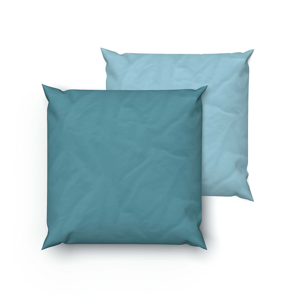 Bambus uni Doubleface aqua 65x65cn