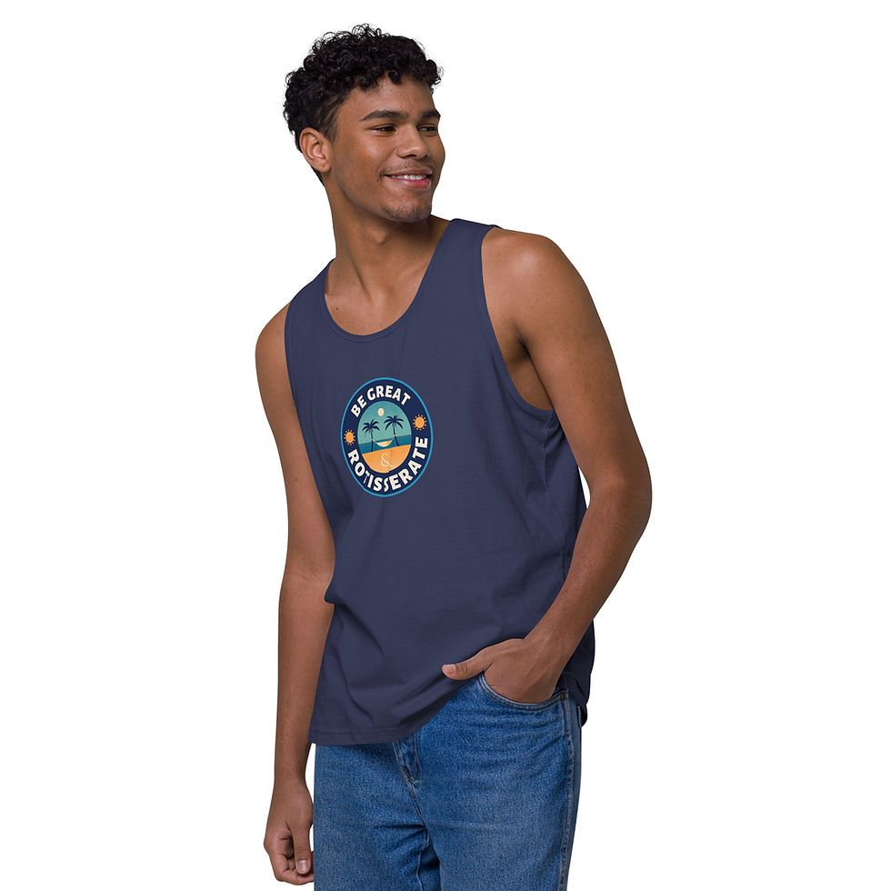 Thumbnail: Be Great & Rotisserate Men’s premium tank top