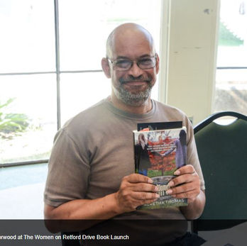 Actor Kevin Norwood at The Women on Retford Drive book launch party