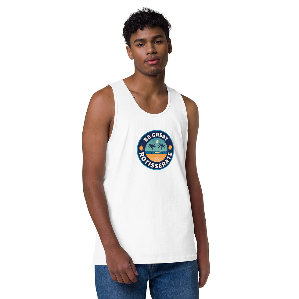 Thumbnail: Be Great & Rotisserate Men’s premium tank top
