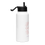 Thumbnail: Stainless steel water bottle with a straw lid