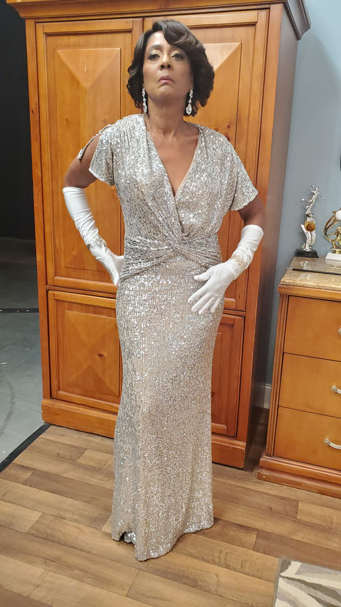 An image of Alretha Thomas playing her character Anastasia Devereaux on Tyler Perry's "Assisted Living"