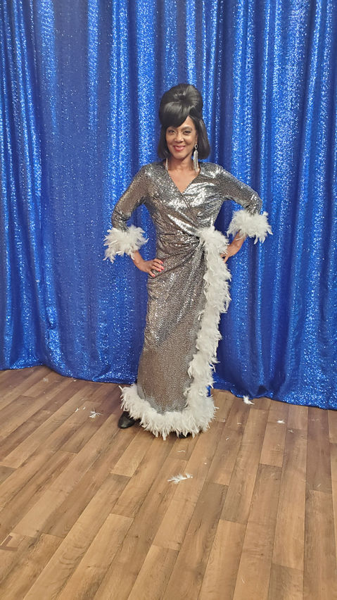 An image of Alretha Thomas as Anastasia Devereaux on The Talent Show episode of Tyler Perry's show "Assisted Living"