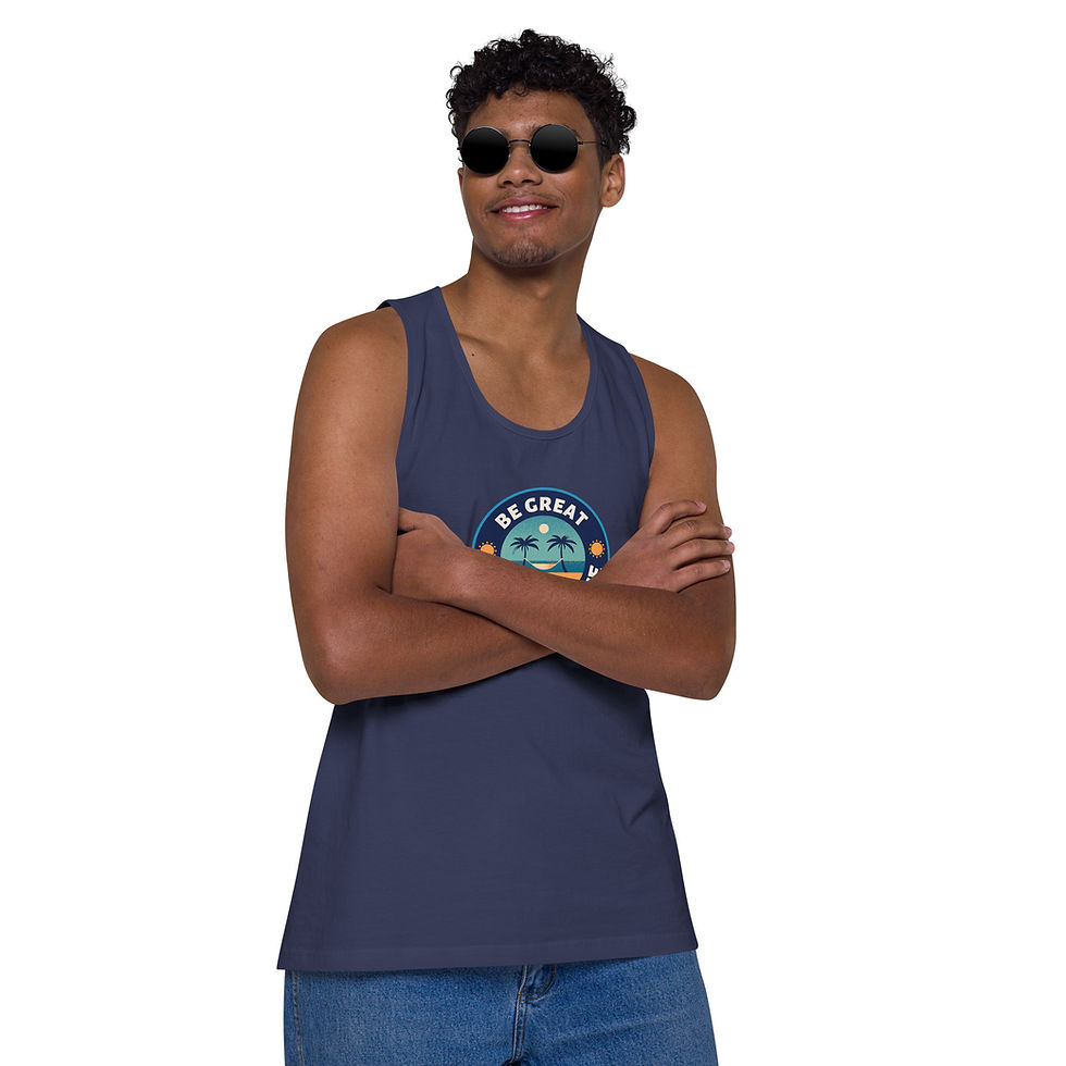 Thumbnail: Be Great & Rotisserate Men’s premium tank top