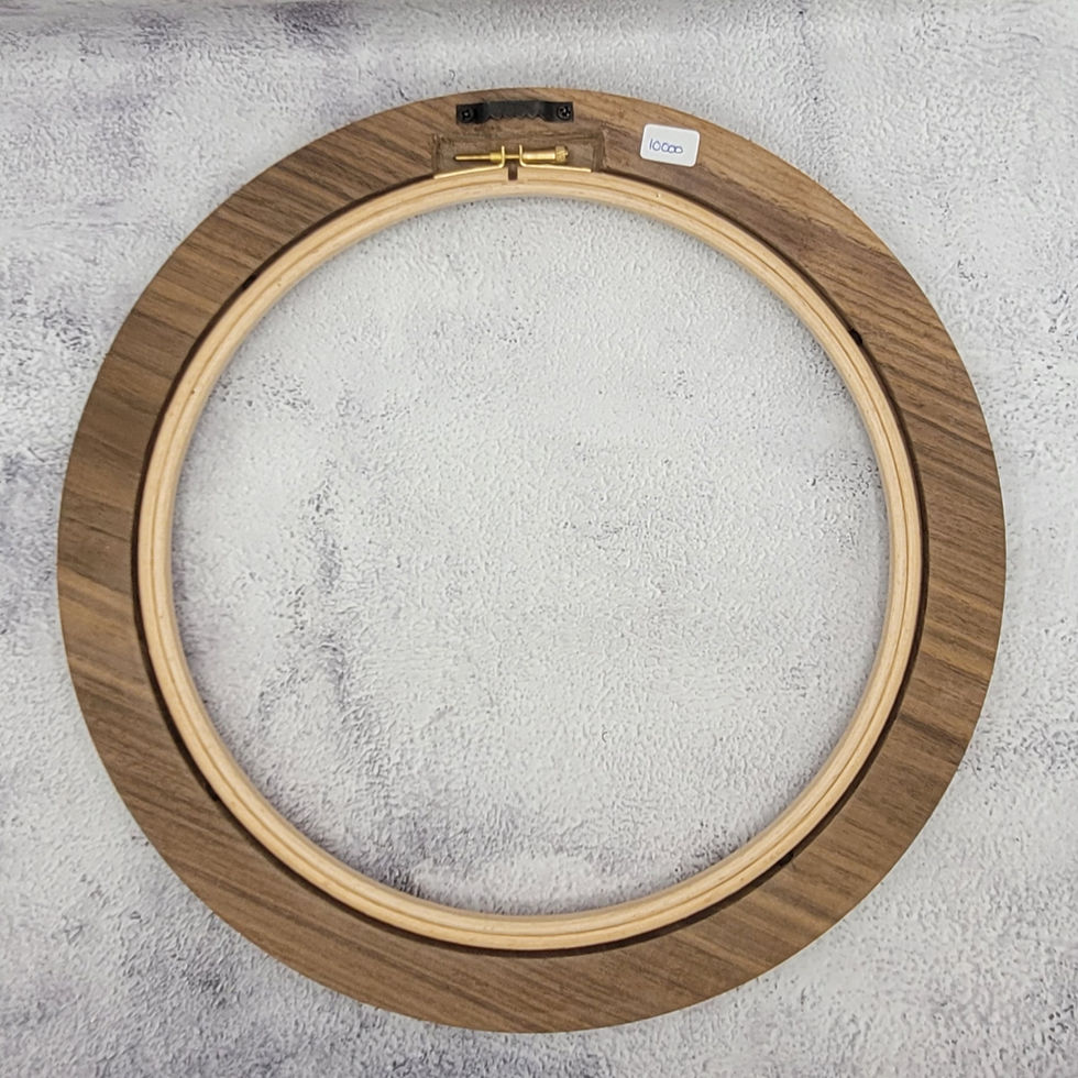 Thumbnail: Walnut Round Frame with 10" Hoop